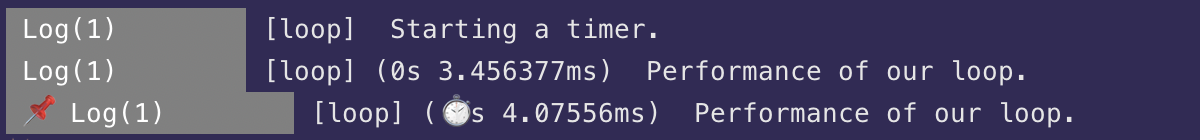 time modifier terminal example output