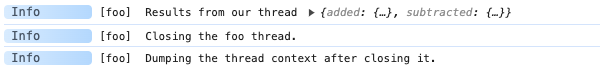 close thread modifier example browser output