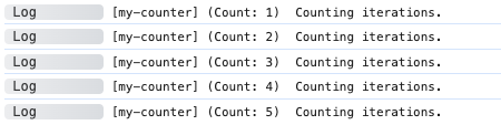 Count modifier output