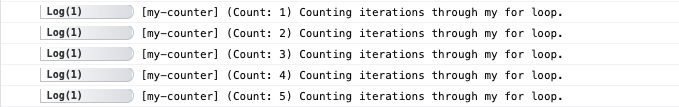 Count modifier output