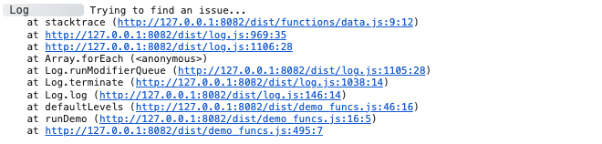 trace modifier example browser output